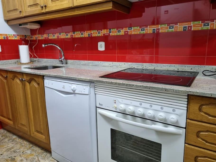 126B Apto Playa - 3 Habitaciones Gijón Dış mekan fotoğraf